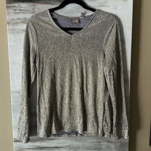 Metallic Chicos top